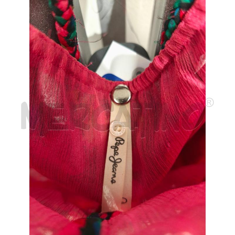 TOP PEPE JEANS FIORI CORALLO SFUM VERDEBLU | Mercatino dell'Usato Campobasso 2