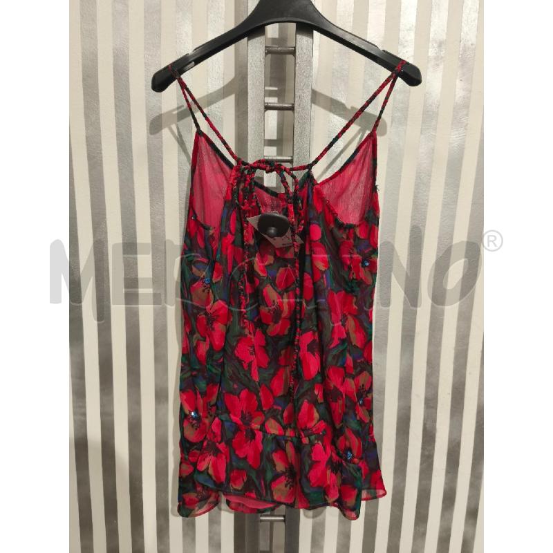 TOP PEPE JEANS FIORI CORALLO SFUM VERDEBLU | Mercatino dell'Usato Campobasso 5