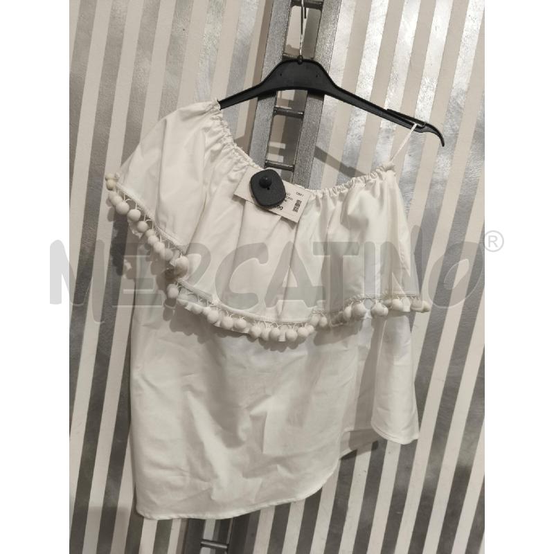 TOP PINKO BIANCO MONOSPALLA PALLINI | Mercatino dell'Usato Campobasso 5