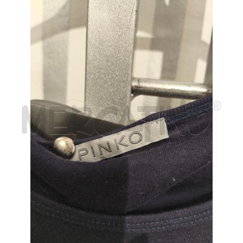 TOP PINKO BLU SCURO SCRITTA RETRO | Mercatino dell'Usato Campobasso 2