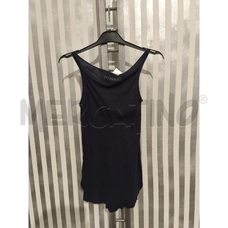 TOP PINKO BLU SCURO SCRITTA RETRO | Mercatino dell'Usato Campobasso 5