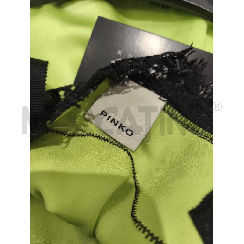 TOP PINKO GIALLO LIME PIZZO NERO | Mercatino dell'Usato Campobasso 5