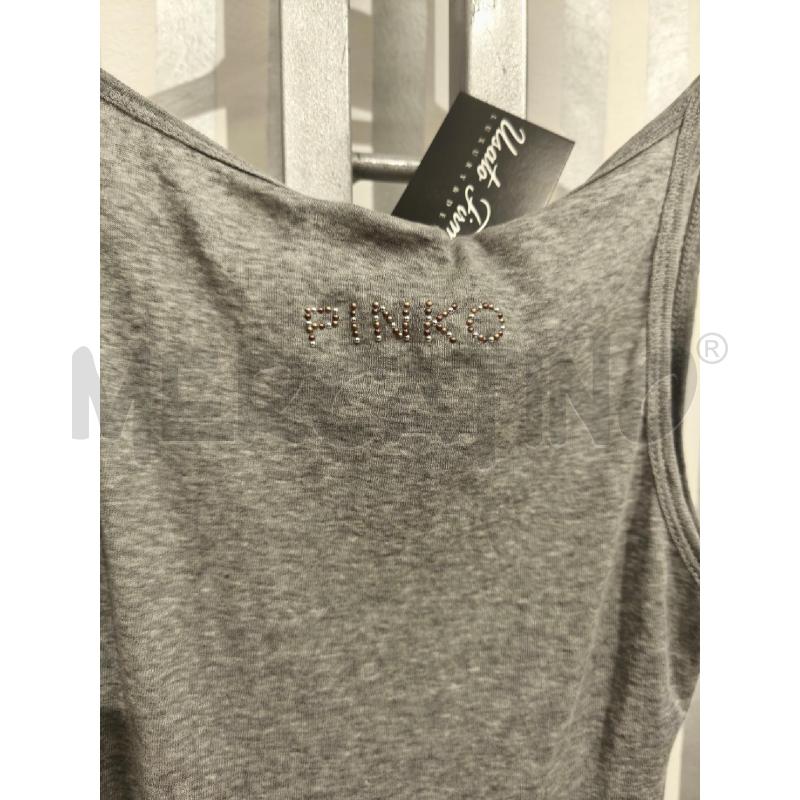 TOP PINKO GRIGIO SCRITTA RETRO | Mercatino dell'Usato Campobasso 4