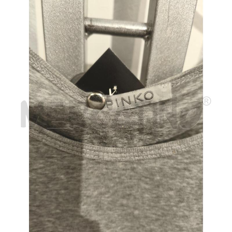 TOP PINKO GRIGIO SCRITTA RETRO | Mercatino dell'Usato Campobasso 5