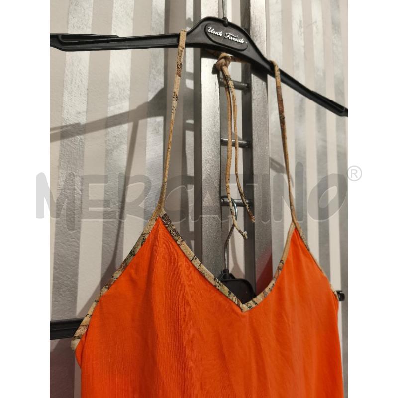 TOP PRIMA CLASSE ARANCIONE BORDI GEO | Mercatino dell'Usato Campobasso 3