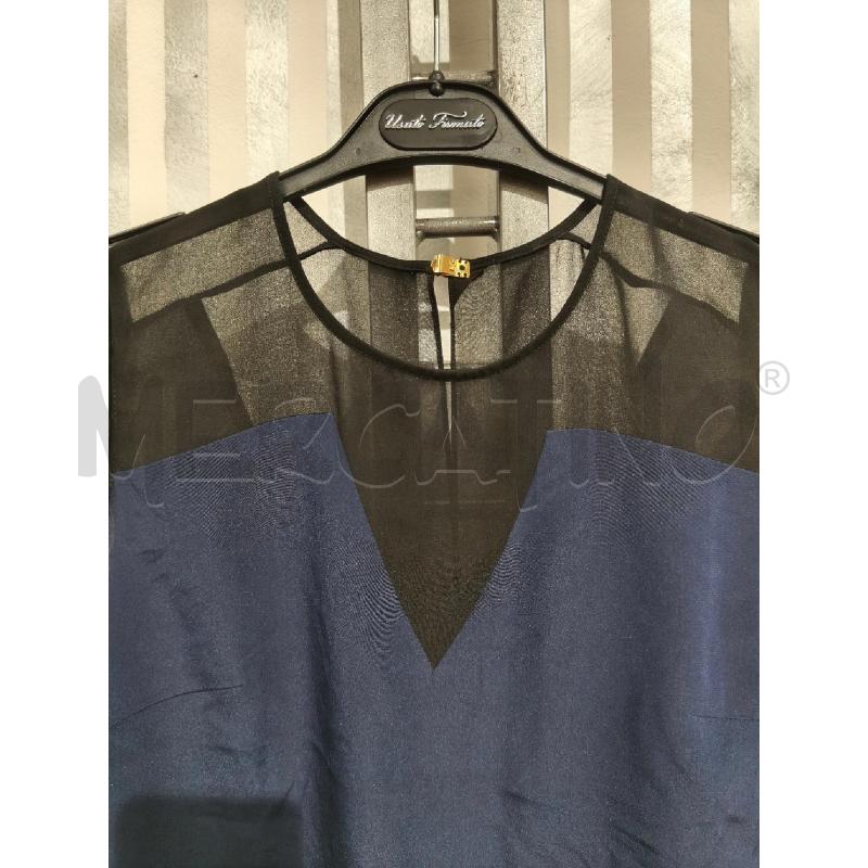 TOP SANDRO PARIS BLU SPALLE NERE | Mercatino dell'Usato Campobasso 2