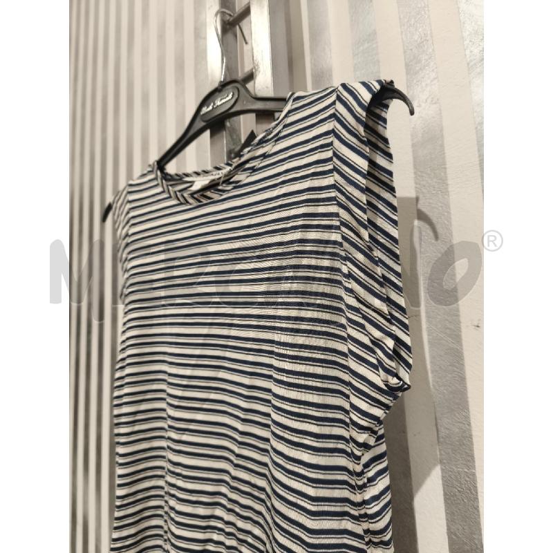 TOP SPORTMAX RIGHE PANNA BLU | Mercatino dell'Usato Campobasso 3