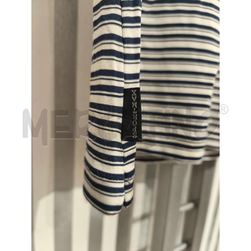 TOP SPORTMAX RIGHE PANNA BLU | Mercatino dell'Usato Campobasso 4