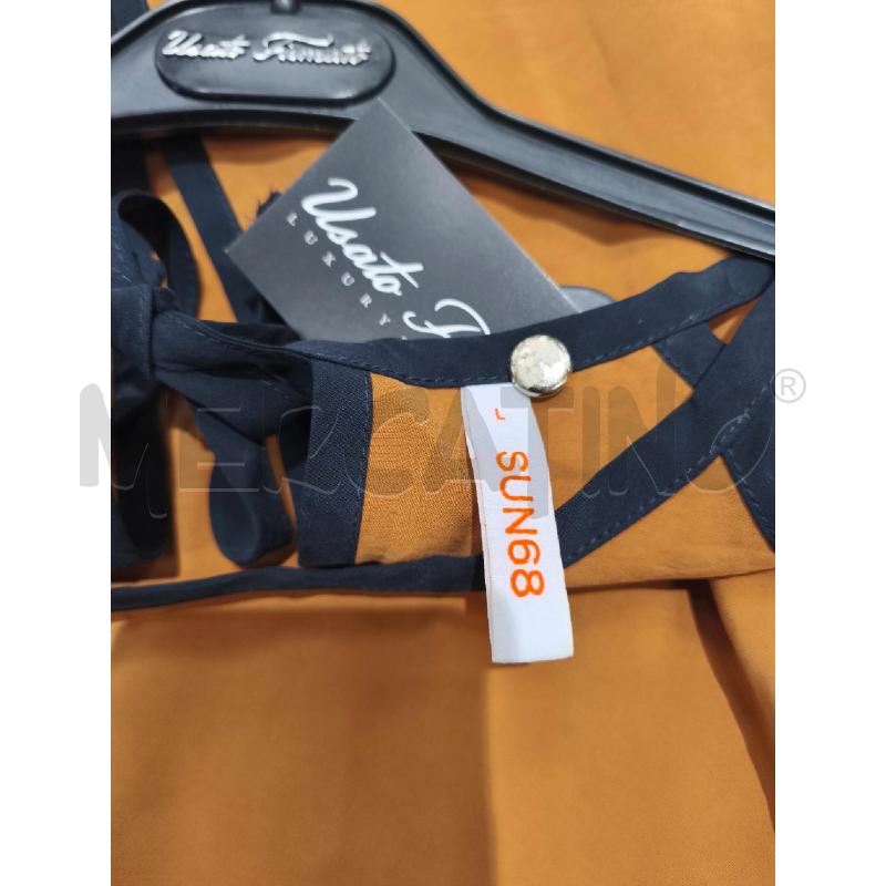 TOP SUN68 BEIGE BORDI BLU SCURO | Mercatino dell'Usato Campobasso 5