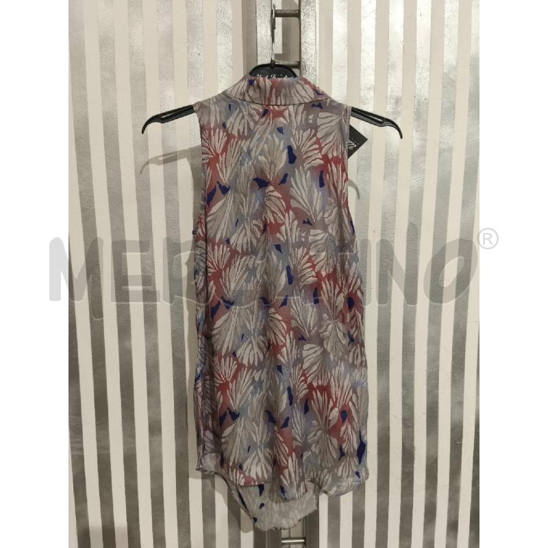 TOP TRUSSARDI SFUNM LILLA ROSSO PETALI GRIGI | Mercatino dell'Usato Campobasso 1