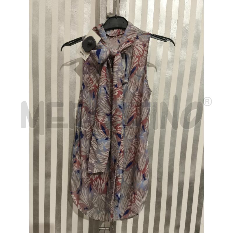 TOP TRUSSARDI SFUNM LILLA ROSSO PETALI GRIGI | Mercatino dell'Usato Campobasso 4