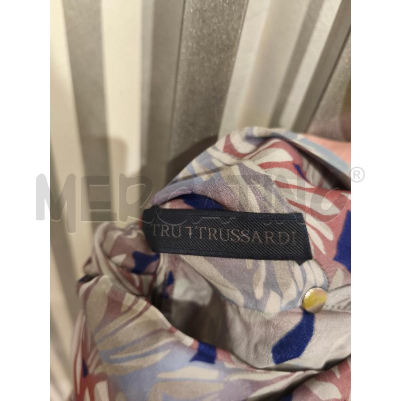 TOP TRUSSARDI SFUNM LILLA ROSSO PETALI GRIGI | Mercatino dell'Usato Campobasso 5
