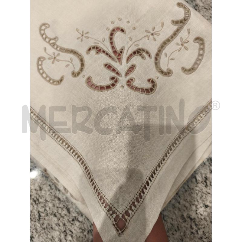 TOVAGLIA + 12TOV. ECRÙ BORDI BEIGE | Mercatino dell'Usato Campobasso 2