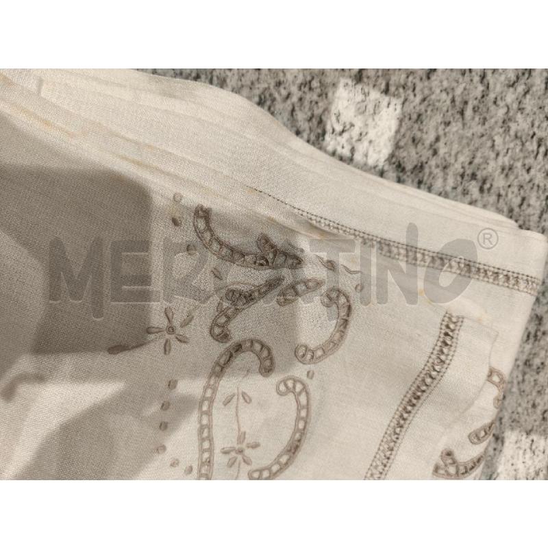 TOVAGLIA + 12TOV. ECRÙ BORDI BEIGE | Mercatino dell'Usato Campobasso 4
