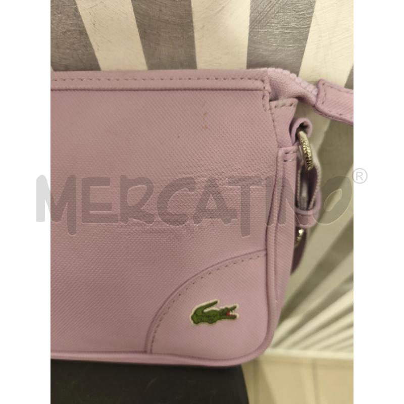 TRACOLLA DONNA LACOSTE LILLA LOGO | Mercatino dell'Usato Campobasso 2