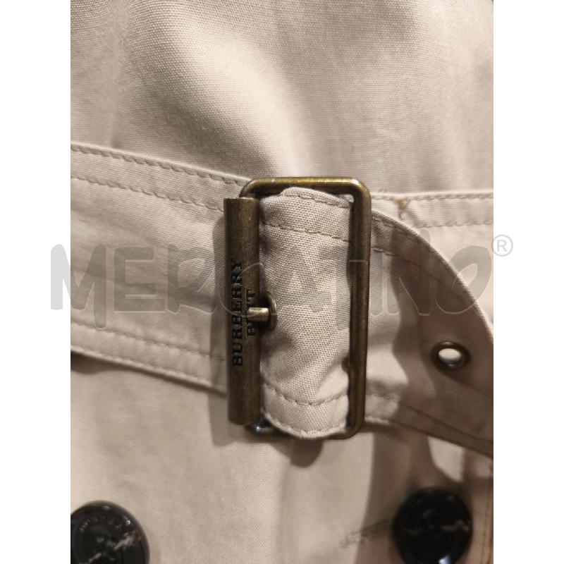 TRENCH DONNA BURBERRY BRIT BEIGE INTERNO ROSSONERO | Mercatino dell'Usato Campobasso 3