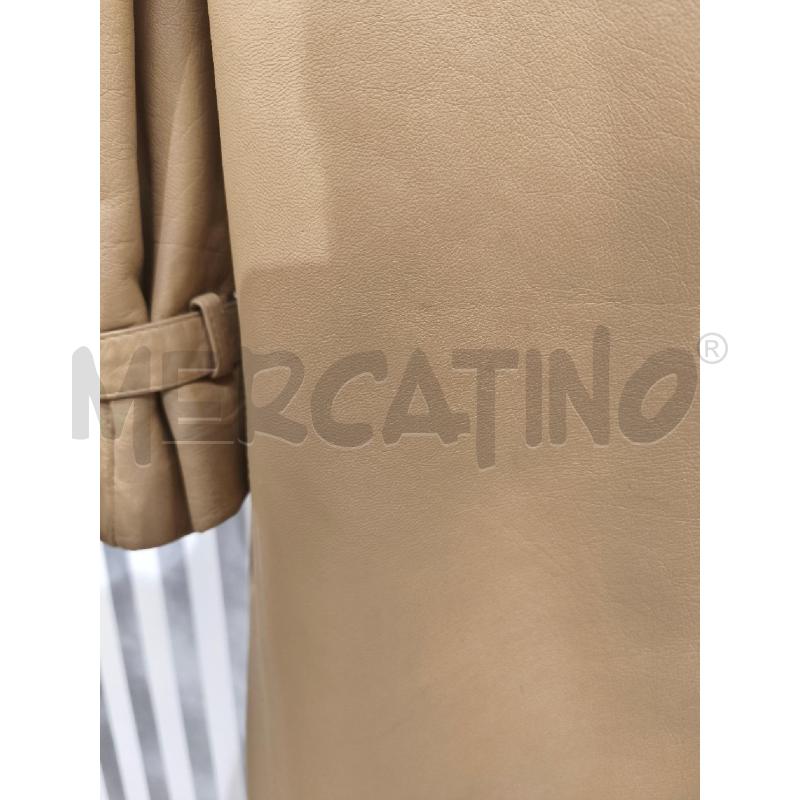 TRENCH DONNA DANIELE BASTA IN PELLE BEIGE | Mercatino dell'Usato Campobasso 5