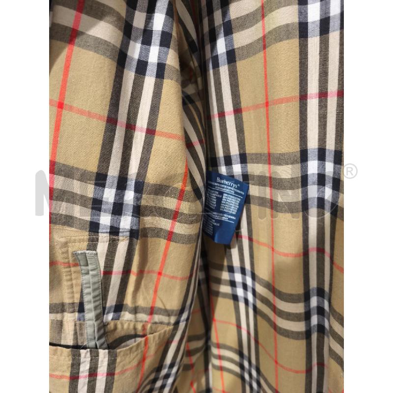 TRENCH UOMO BURBERRYS GRIGIO OLIVA INTERNO CHECK | Mercatino dell'Usato Campobasso 3