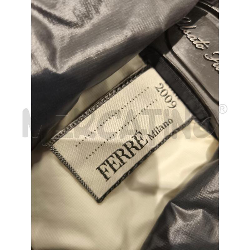 TRENCH UOMO FERRÈ MILANO BLU LUCIDO BOTTONI LEONE | Mercatino dell'Usato Campobasso 5