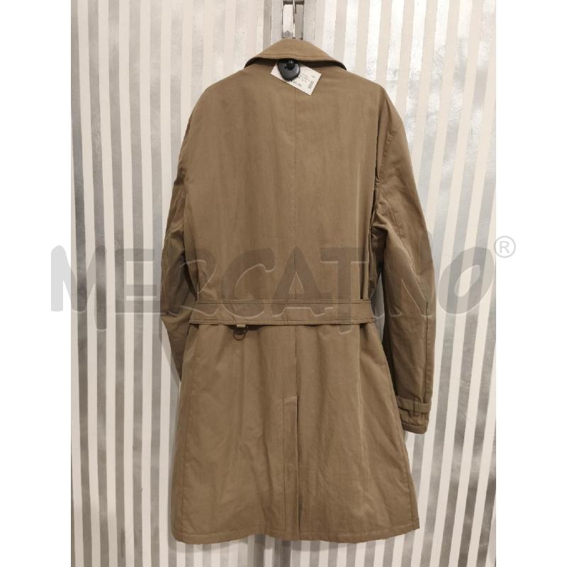 TRENCH UOMO MASSIMO DUTTI BEIGE DOPPIOPETTO IMBOTTITO CON CINTURA | Mercatino dell'Usato Campobasso 4
