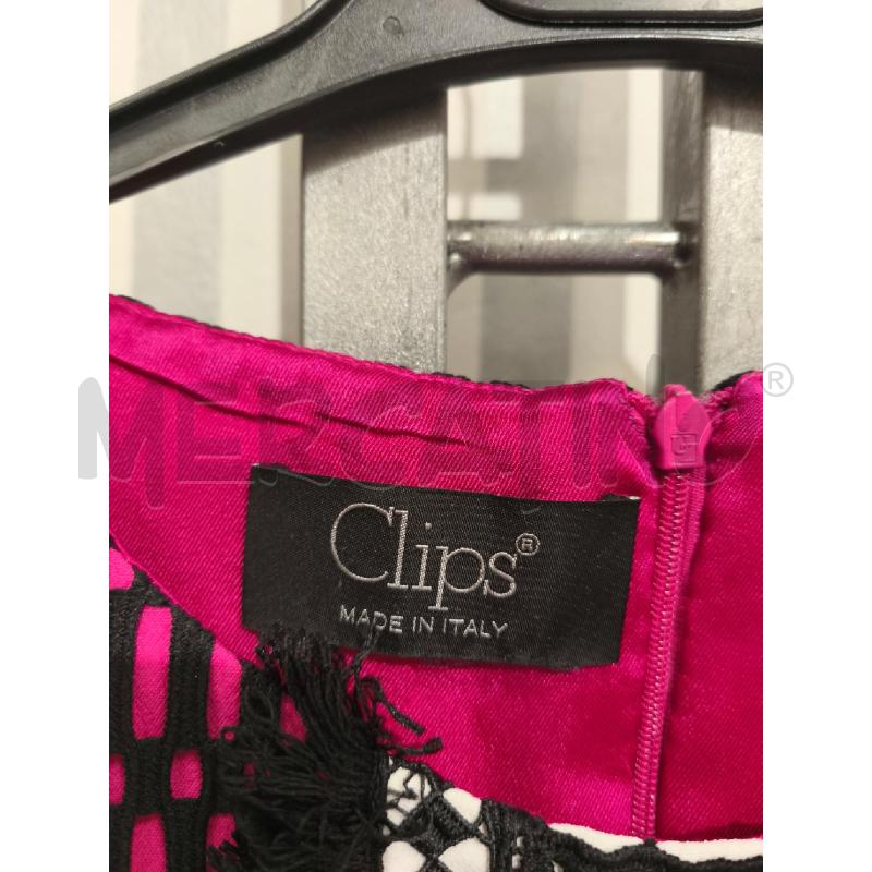 TUTA DONNA CLIPS FUXIA GIALLA NERA | Mercatino dell'Usato Campobasso 2