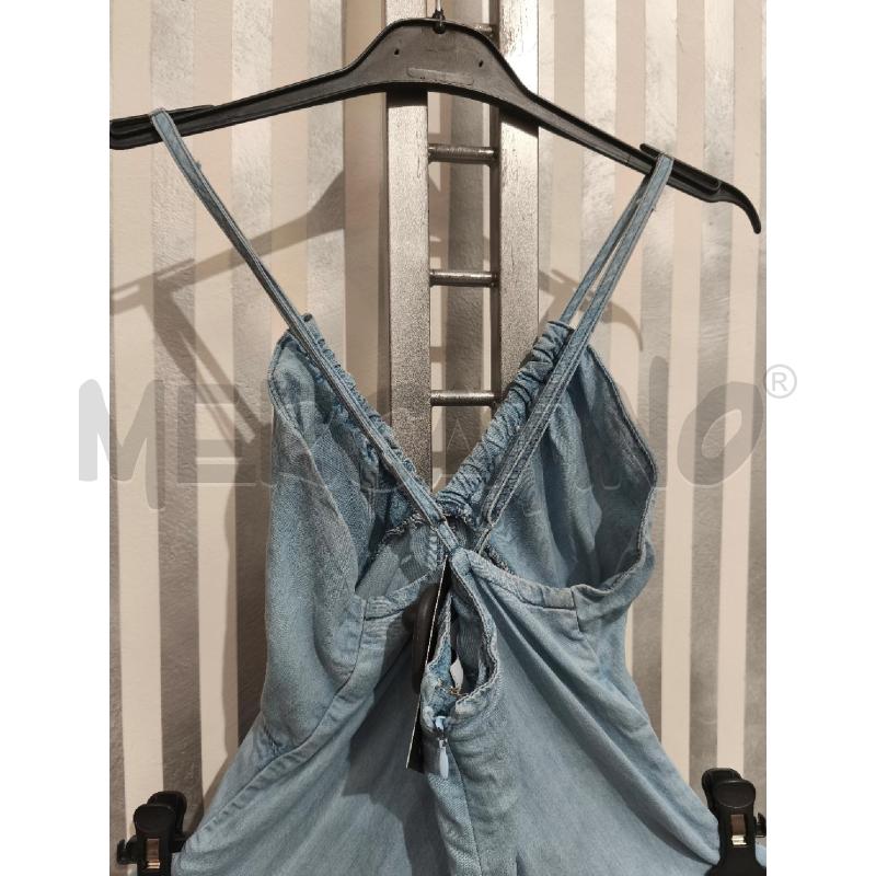 TUTA DONNA GAELLE IN JEANS BRETELLINE CHIARA | Mercatino dell'Usato Campobasso 4