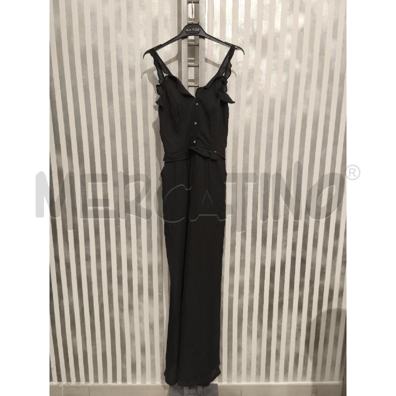 TUTA DONNA GUESS NERA BOTTONCINI DORATI STRASS | Mercatino dell'Usato Campobasso 1