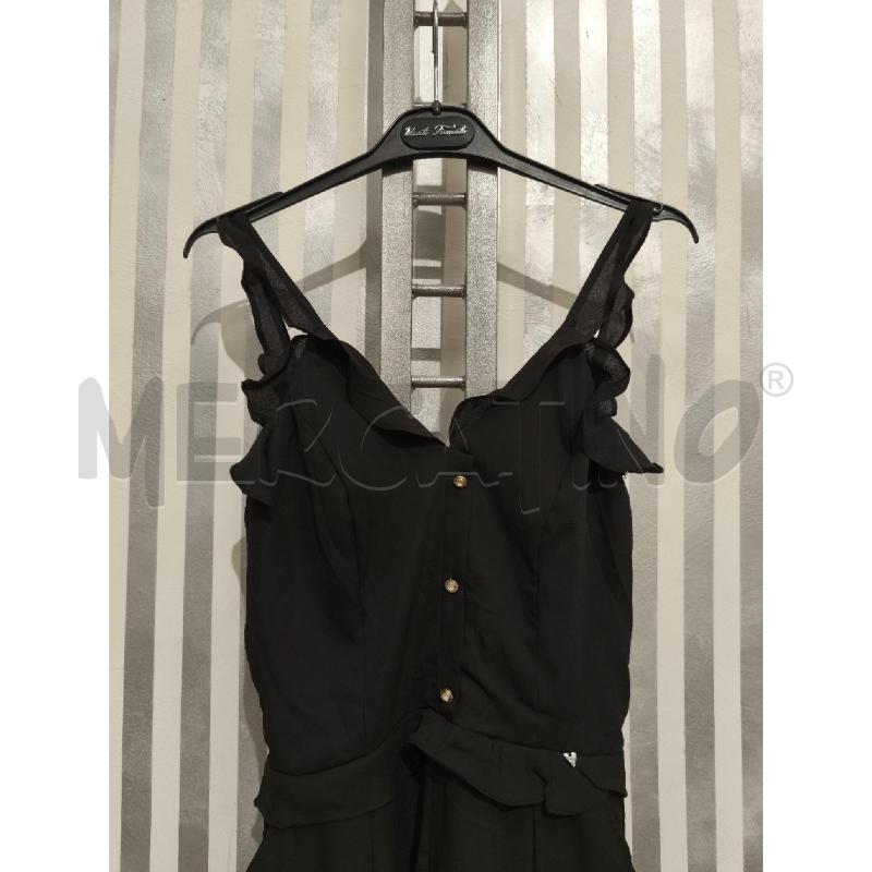 TUTA DONNA GUESS NERA BOTTONCINI DORATI STRASS | Mercatino dell'Usato Campobasso 2