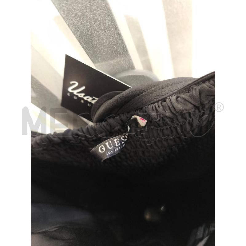 TUTA DONNA GUESS NERA BOTTONCINI DORATI STRASS | Mercatino dell'Usato Campobasso 4