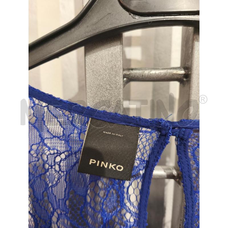 TUTA DONNA PINKO BLU ELETTRICO CORPETTO PIZZO | Mercatino dell'Usato Campobasso 2