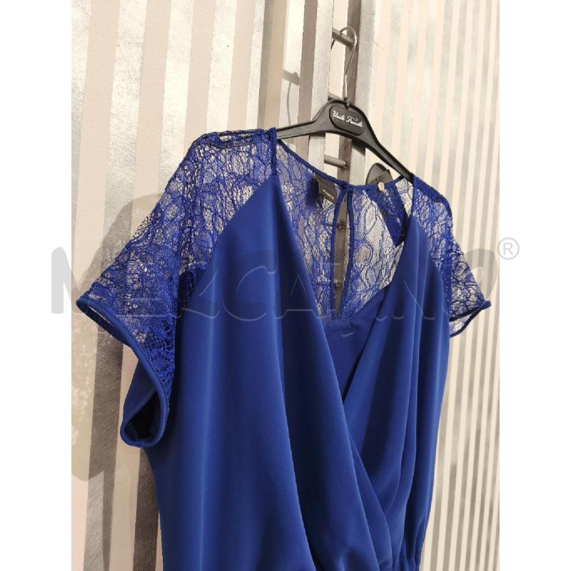 TUTA DONNA PINKO BLU ELETTRICO CORPETTO PIZZO | Mercatino dell'Usato Campobasso 3