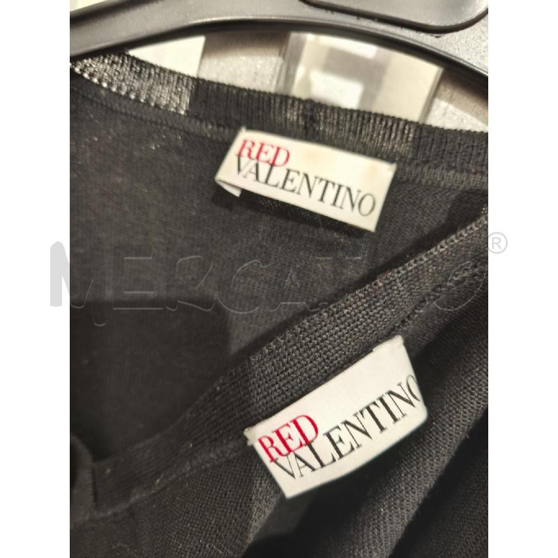TWIN SET DONNA RED VALENTINO NERO FIOCCHI | Mercatino dell'Usato Campobasso 2