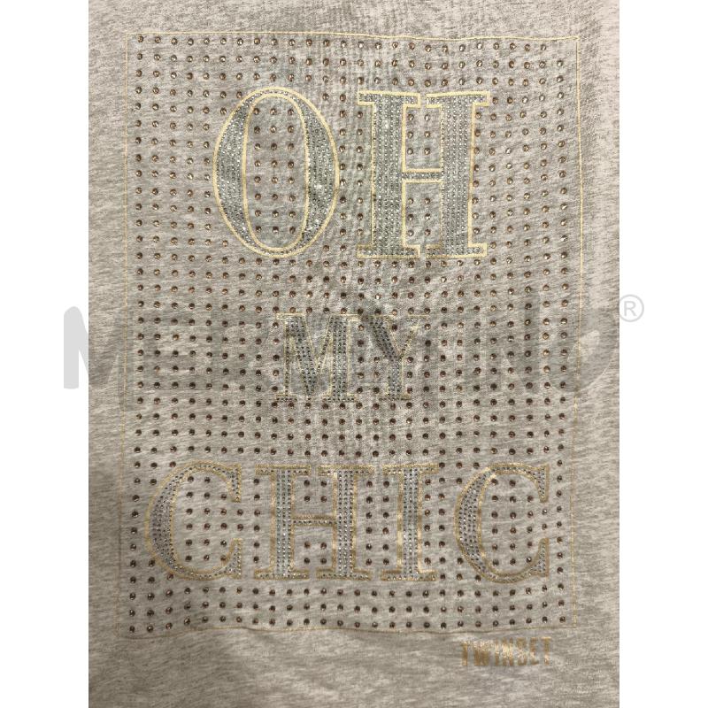 T SHIRT BAMBINA TWINSET GRIGIA OH MY CHIC | Mercatino dell'Usato Campobasso 3