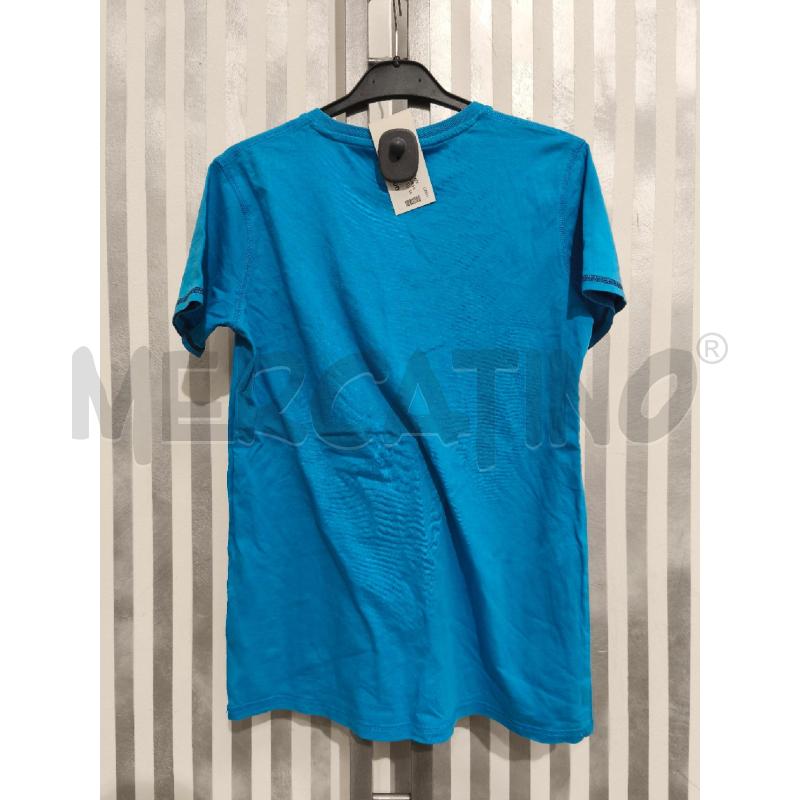 T SHIRT BAMBINO GUESS AZZURRA SCRITTA GIALLA | Mercatino dell'Usato Campobasso 4