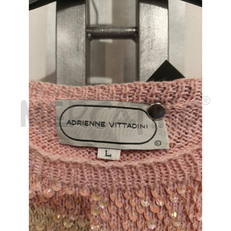 T SHIRT DONNA ADRIENNE VITTADINI GIALLA ROSA PAILLETTES | Mercatino dell'Usato Campobasso 2