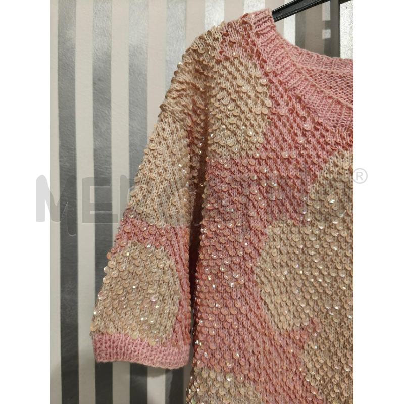 T SHIRT DONNA ADRIENNE VITTADINI GIALLA ROSA PAILLETTES | Mercatino dell'Usato Campobasso 3