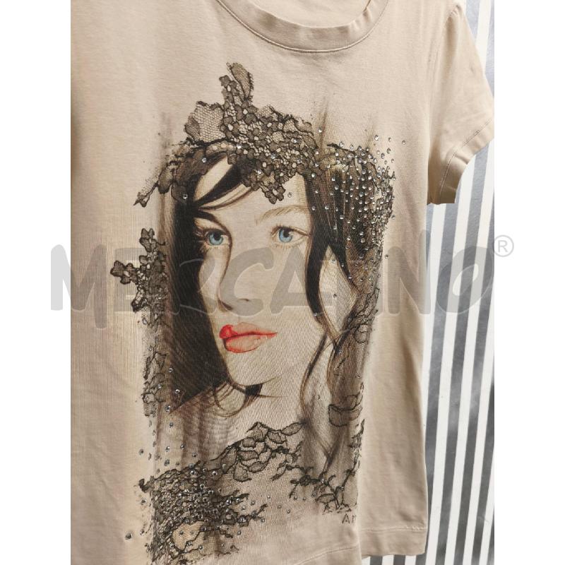 T SHIRT DONNA ANLU' VOLTO STRASS | Mercatino dell'Usato Campobasso 2