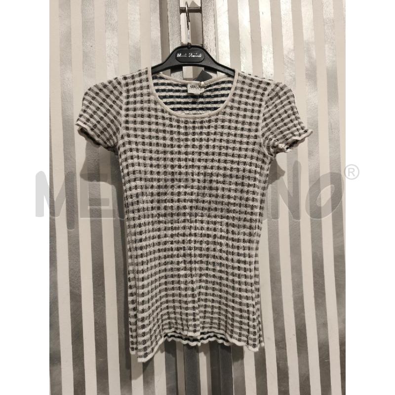 T SHIRT DONNA ARMANI COLLEZIONI ROSA E NERA | Mercatino dell'Usato Campobasso 1