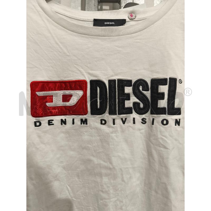 T SHIRT DONNA DISEL BIANCA SCRITTA | Mercatino dell'Usato Campobasso 3