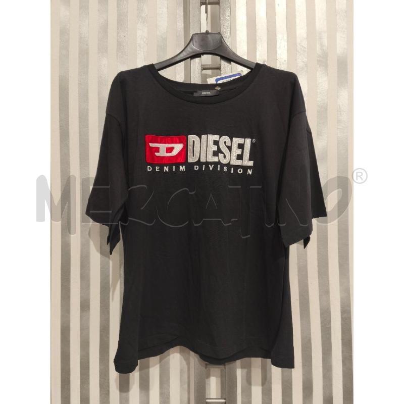 T SHIRT DONNA DISEL NERO SCRITTA | Mercatino dell'Usato Campobasso 1