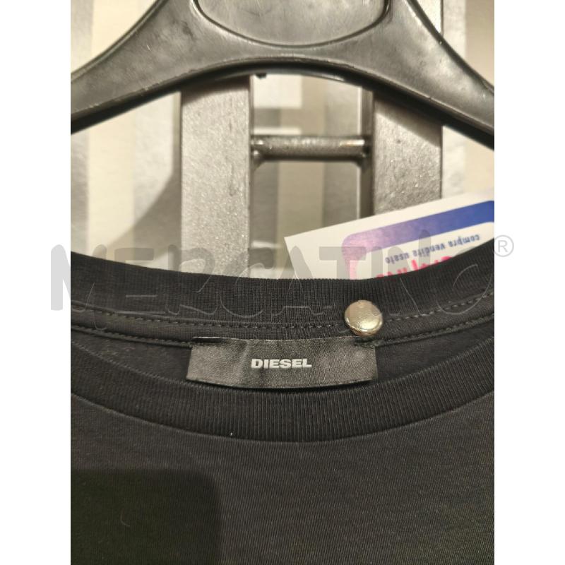 T SHIRT DONNA DISEL NERO SCRITTA | Mercatino dell'Usato Campobasso 2