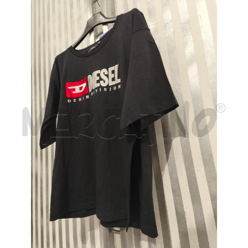 T SHIRT DONNA DISEL NERO SCRITTA | Mercatino dell'Usato Campobasso 4