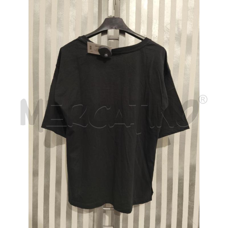 T SHIRT DONNA DISEL NERO SCRITTA | Mercatino dell'Usato Campobasso 5