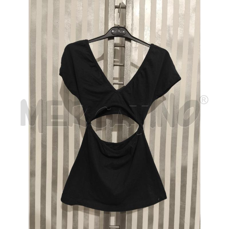T SHIRT DONNA DOLCE E GABBANA NERA RETRO SCRITTE | Mercatino dell'Usato Campobasso 1