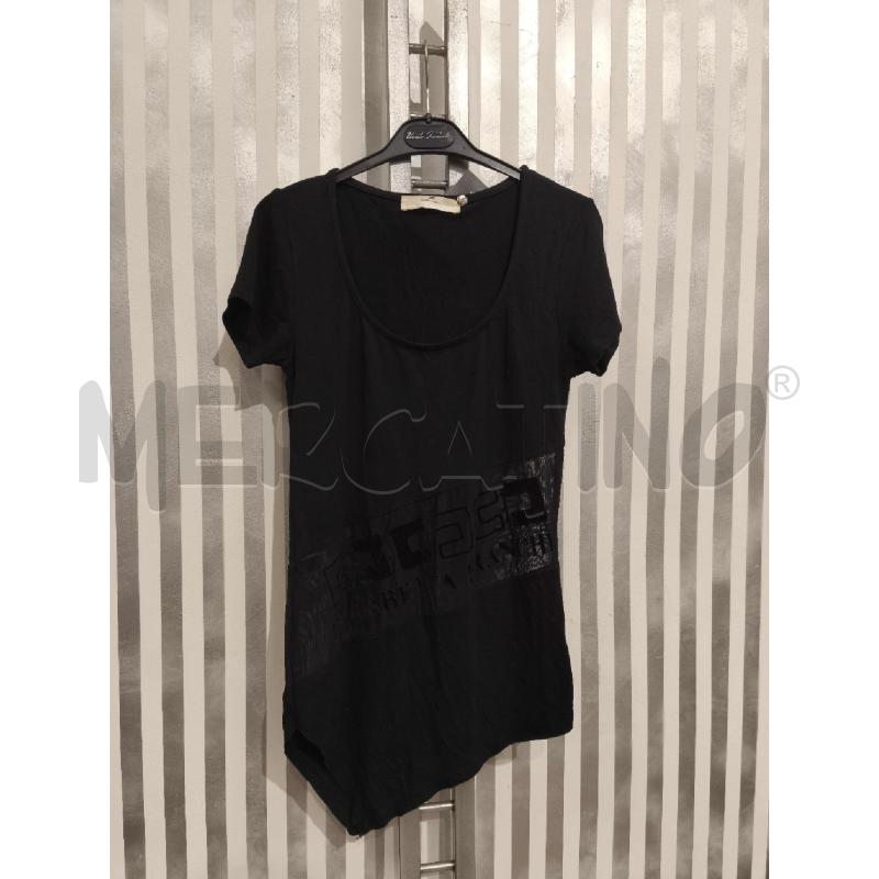 T SHIRT DONNA ELISABETTA FRANCHI FASCIA OBLIQUA LOGHI | Mercatino dell'Usato Campobasso 1