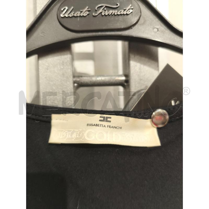 T SHIRT DONNA ELISABETTA FRANCHI FASCIA OBLIQUA LOGHI | Mercatino dell'Usato Campobasso 2