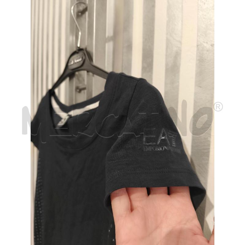 T SHIRT DONNA EMPORIO ARMANI BLU SCURO STRASS | Mercatino dell'Usato Campobasso 3