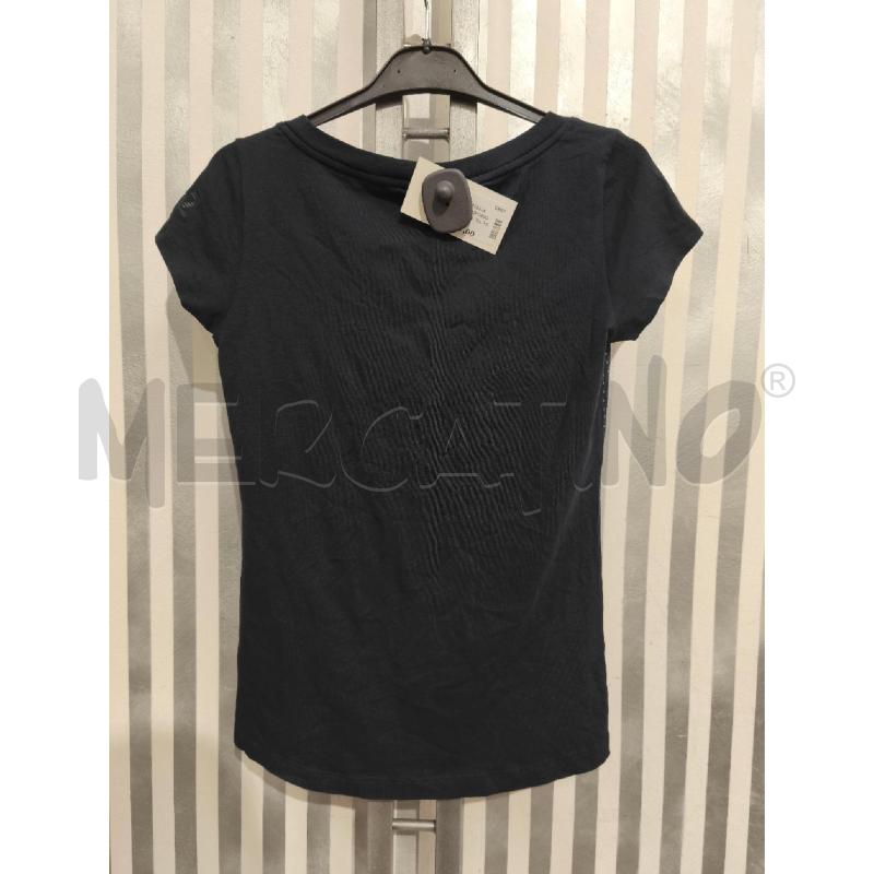 T SHIRT DONNA EMPORIO ARMANI BLU SCURO STRASS | Mercatino dell'Usato Campobasso 5
