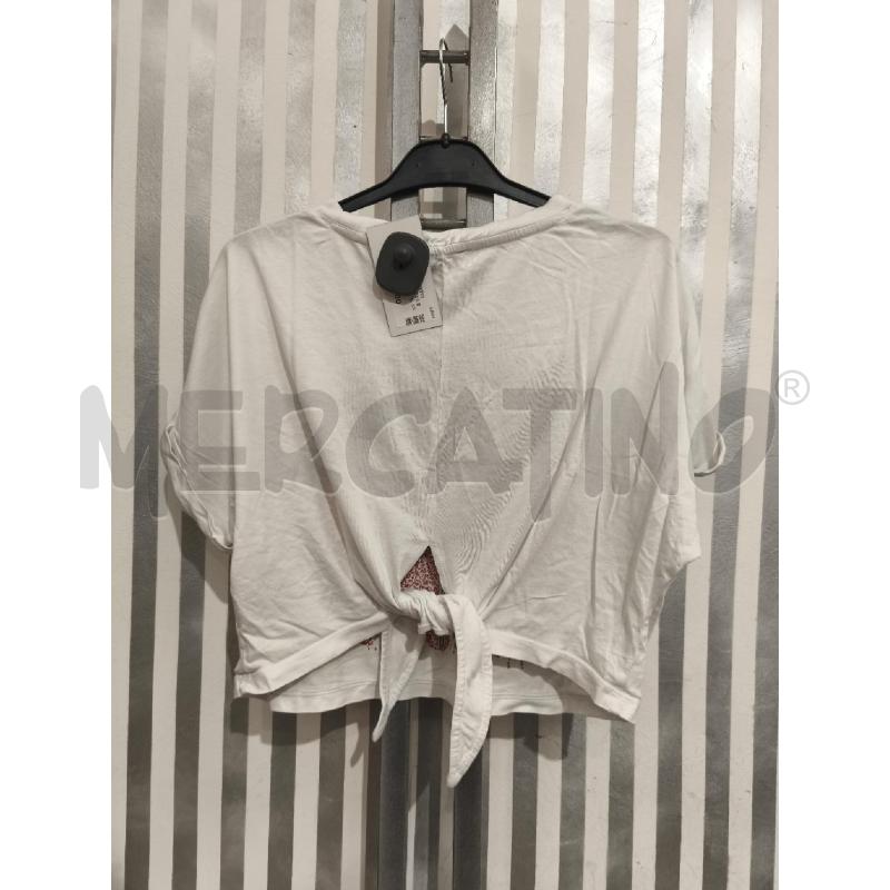 T SHIRT DONNA GUESS BIANCA PALME PAILLETTES | Mercatino dell'Usato Campobasso 5