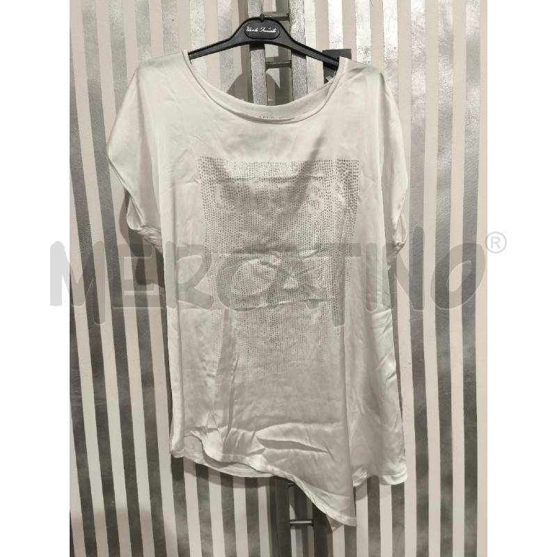 T SHIRT DONNA GUESS BIANCA POIS METALLIZZATI | Mercatino dell'Usato Campobasso 1